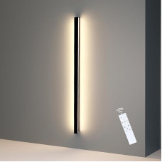 ZMH vidaus LED sieninis apšvietimas juodas - 100 cm modernus sieninis apšvietimas reguliuojamas 15 W prieškambario šviestuvas Sieninis aukštyn ir žemyn šviestuvas, skirtas miegamajam, svetainei, prieškambariui, laiptinėms Viešbutis