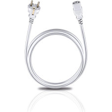 Oehlbach 17045 5m C13 coupler White power cable 17045, 5 m, Male/Female, C13 coupler, 230, 10, White