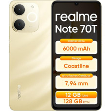 realme Note 70T Išmanusis telefonas 4+128GB 6,75