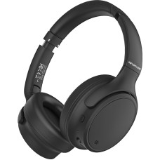 INFURTURE H1 Plus Kabelloser Bluetooth Over Ear Kopfhörer mit Hybrid Active Noise Cancelling, 50h Spielzeit im ANC-Modus, mit 3.5mm jack, Tiefer Bass-Schwarz