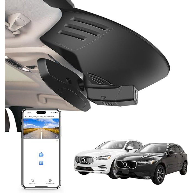 4K prietaisų skydelio vaizdo kamera, pritaikyta 