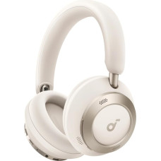 soundcore by Anker Space One Pro belaidės ausinės, prisitaikančios aktyvaus triukšmo slopinimo funkcijos, 6 mikroschemos, sulankstomos, patogios, 60 val. baterija, be nuostolių, greitas įkrovimas, Hi-Res Wireless Audio LDAC