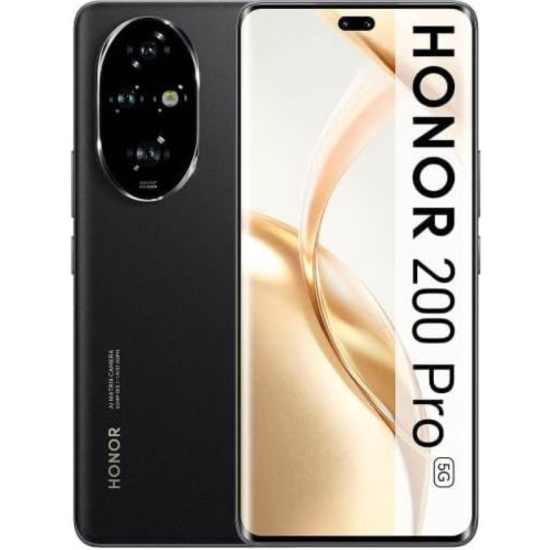 HONOR 200 Pro 5G 12GB 512GB juodas Dual SIM