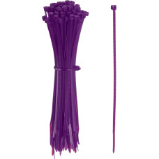 YELARXI Kabelbinder aus Kunststoff, selbstsichernd, 15,2 cm, passend für Zuhause, Garten, Büro, Werkstatt, Reisen - (1000 Stück, lila)