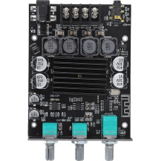 Bluetooth Amplifier Board, 2X 100W DC 12-24V Stereo Dual Channel Amplifier Board BT 5.0 and AUX 3.5mm Input Audio Power Amplifier Module for DIY Speaker