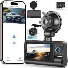 NHOPEEW Priekinė ir galinė prietaisų kameros 1080P + 720P - 