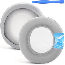 Replacement Ear Pads Compatible with Razer Nari, Nari Ultimate, Nari Essential, Kraken Kitty, Kraken Tournament Edition, Headset, Protein Leather, Memory Foam, Ear Pads (Grey, Cooling Gel)