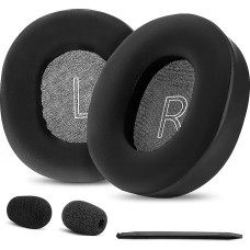 YunYiYi Cooling Gel Replacement Ear Pads Compatible with Microsoft Xbox Series Wireless Headset Xbox X|S, Xbox One (2024 Version) with Breathable Ice Silk Fabric (Black)