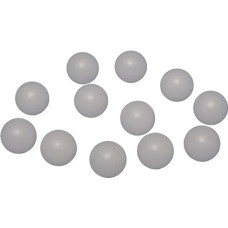 YANGC Weiße PP-Kugelperle, Durchmesser 2,5/4,762/5/6/6/7/7,144/7,85/8/9/9,8/10/11,112/12~50 mm, massiver Kunststoff, Polypropylen, glatte, runde Kugel(10mm (50pcs))