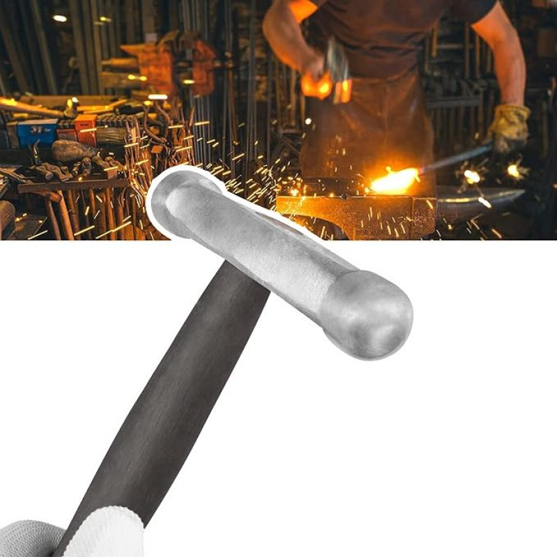YMT juvelyras kamuolio pabaigos kupolo aukso sidabro Anvilmith Hammer derliaus kalti juvelyrinių dirbinių Hammer