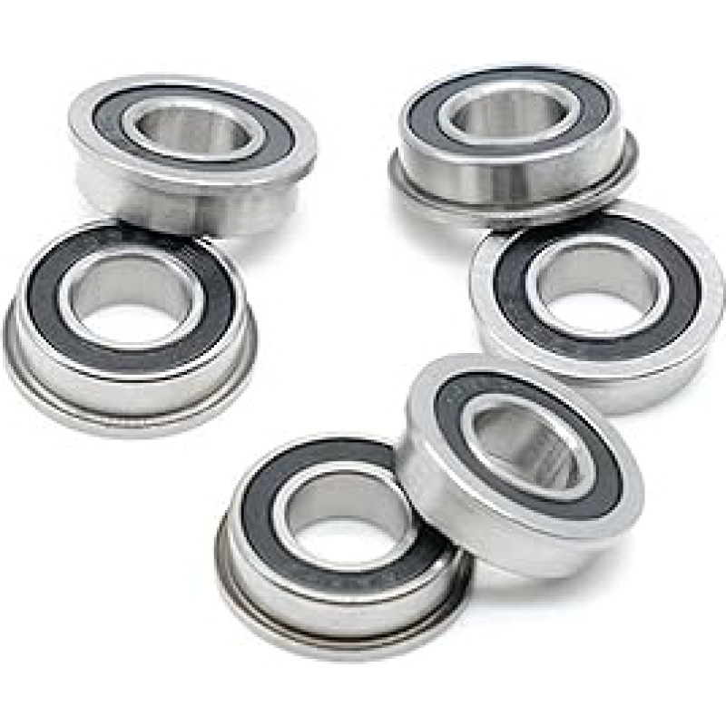 F6003 F6003RS Lager F6003-2RS 20 * 35 * 11 mm Flansch Kugellager F6003-RS Garten Warenkorb Radlager 4PCS