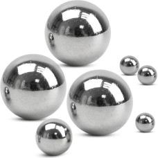 Plieniniai rutuliukai, guoliai plieniniai rutuliukai, 5,88/5,9/5,93/5,95/5,95/5,95/5,953/5,96/5,97/5,985/5,92 mm, 100 vnt.