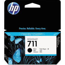 HP 711 38 ml juodos spalvos spausdinimo kasetė