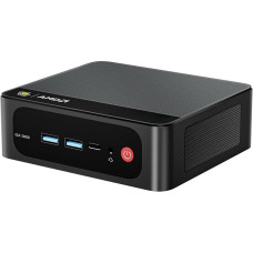 Beelink Mini PC SER5 MAX, AMD Ryzen 7 6800H, 8C/16T up to 4.7 GHz, 32GB LPDDR5 RAM 500GB M.2 PCIe SSD, 4K @ 60Hz Triple Display (HDMI/DP/Type-C) BT5.2, WiFi6, 2.5G RJ45 Mini Computer Windows 11 Pro