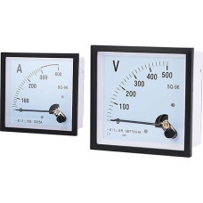 CP-96 SQ-96 Zeiger-Wechselstrom-Voltmeter 50 V 100 V 150 V 250 V 300 V 450 V 500 V 750 V 100 0 V 10 KV/100 V CP96 96 * 96 mm 1 Stück(100V)