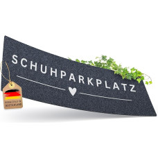 ElbFuchs® Schuhparkplatz Doormat 100 x 35 cm Ideal Shoe Mat Drying Mat and Shoe Mat Washable Door Mat and Shoe Scraper for Indoor Use