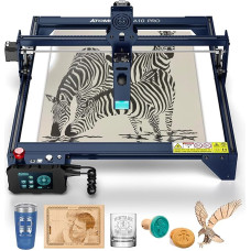 ATOMSTACK A10 PRO Laser Engraving Machine 50 W, Offline Engraving CNC Cutting Machine 10 W Laser Head, DIY Engraver High Precision Laser Engraver for Metal, Wood, Glass, Ceramic, 410 x 400 mm