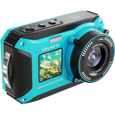 Yixinxin 4K 56MP 33FT skaitmeninis fotoaparatas, atsparus vandeniui 1500mAh