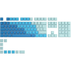 Glorious Gaming 115x GPBT-Keycaps - Cherry-Profil, äußerst widerstandsfähiger PBT-Kunststoff, optinis Blickfang, geros kokybės, Originalschrift, Deutsch layout - Ocean