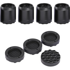 HUAJINGKEJI Anti-Vibrationsmatten, Bodenschutz-Pads für Haushaltsgeräte wie Unterlegscheiben und Kühlschränke, um Stabilität zu erhalten, stapelbare Waschmaschinenfüße, 8 Stück