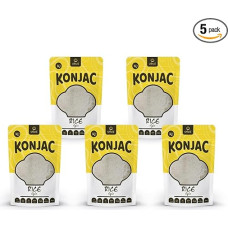 USUI Konjac Rice in Lake 4 + 1 Free | Low Carb Konjac Noodles | 5 x 270 g