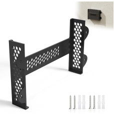 JLNJLE Bracket Compatible with TP-LINK TL-SG108 TL-SG108E 8-Port Network Switch, Metallic Wall Mount for LAN Switch Holder Under the Desk, for Home Office