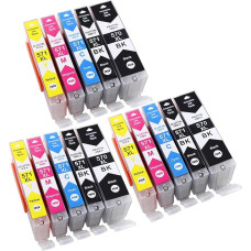 Bergsan Printer Cartridges Compatible with Canon PGI-570 CLI-571 XL for Canon Pixma MG5700 MG5750 MG5751 MG5752 MG5753 MG6800 MG6850 MG6851 MG6852 TS5000 TS5050 TS5051 TS5053 TS5055 TS6050 TS6051