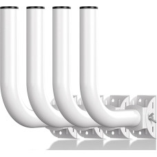 Ueevii Universal Wireless Bridge Bracket, Pole and Wall Mount for Outdoor Point to Point AP Access Point Client Bridge CPE, Pack of 4