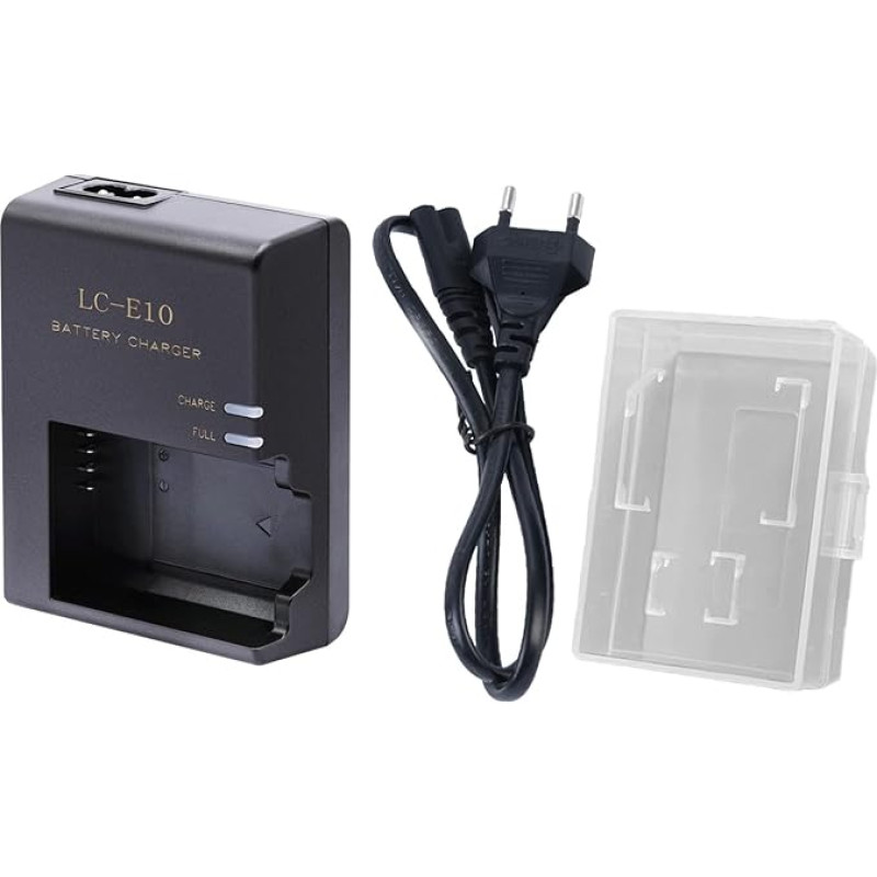 KWTOUL LC-E10 akumuliatoriaus įkroviklis, skirtas LP-E10, LC-E10C, LC-E10E akumuliatoriams - suderinamas su 