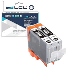 LCL suderinama rašalo kasetė CLI65 CLI-65 BK CLI-65BK (2 pakuotės juodos spalvos), suderinama su 