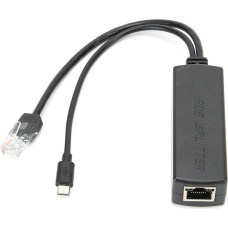 VBESTLIFE POE Splitter, USB POE Splitter maitinimo modulis Standartinis atjungimo kabelis nuo 48V iki 5V, skirtas 