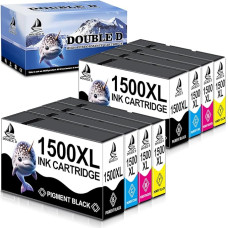 DOUBLE D 1500XL Multipack Replacement for Canon PGI-1500XL Replacement for Canon MB2750 Printer Cartridges Compatible with Canon MAXIFY MB2300 MB2350 MB2000 MB2050 MB2150 MB2155 MB2755 (Pack of 8)