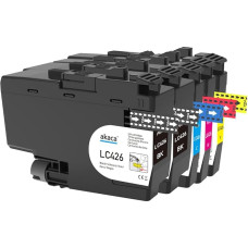akaca LC426 spausdintuvo kasetės (5 vnt.) Suderinamos su Brother LC-426 LC 426 LC426VAL kasetėmis, skirtomis MFC-J4335DW MFC-J4340DW MFC-J4535DW MFC-J4535DW MFC-J4540DW