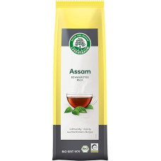 LEBENSBAUM Assam Black Tea Whole Leaf Loose Organic Tea with Full-bodied Malty Flavour Black Tea Leaves 100% Natural Enjoyment 100g