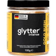 Glytter Glitter Glitter milteliai gėrimams XXL (gold rush) - valgomieji blizgučiai gėrimams ir skysčiams, pvz., putojančiam vynui, kokteiliams - geriamieji ir beskoniai blizgučių milteliai, pagaminti Vokietijoje