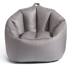 Kreative Freizeit Kleine Wohnung Stoff Faule Sofa, Single Balkon Schlafzimmer Kleines Sofa Bohnenbeutel Sofa Dull-Grey