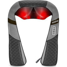 RENPHO Massagegerät Schulter Nackenmassagegerät mit Wärme, Shiatsu Massagegerät mit 3D-Massage von tiefem Gewebe, Massage für Nacken, Rücken, Beine, Füße, Geschenke für Frauen, Geschenke für Männer