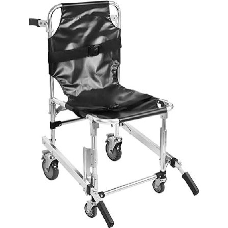 PEPE sulankstoma laiptų kėdė senjorams, evakuacinė kėdė su saugos diržais, laiptų keltuvas be montavimo, laiptų kopiklio vežimėlis