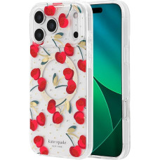 Kate Spade New York iPhone 17 Pro Max Case - Compatible with MagSafe - Designer Phone Case - Cherry Dot Gems