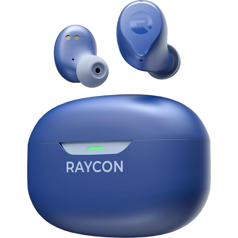 Raycon The Everyday Bluetooth Wireless Earbuds - True Wireless In-Ear Bluetooth Headset with 32 Hours Playtime, Multpoint Technology, Extreme Comfort, and Active Noise Cancellation (Royal Blue)