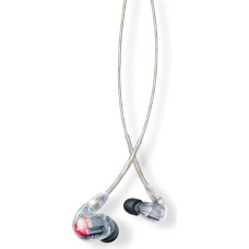 Shure SE846-CL Professional Earphones with Sound Isolating Design, Four High-Definition Micro Drivers and Transparent Cable with 3.5 mm Jacks for Defined Heights and True Subwoofer Performance