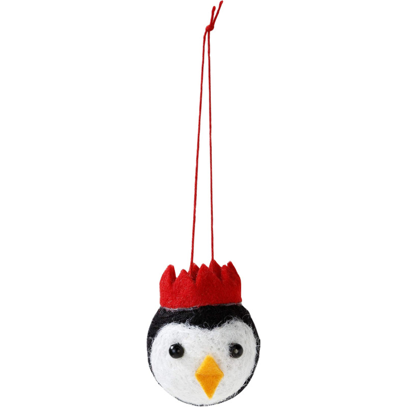 Talking Tables Christmas Party Decorations PENG-FELT-DEC Tree Decoration, Christmas