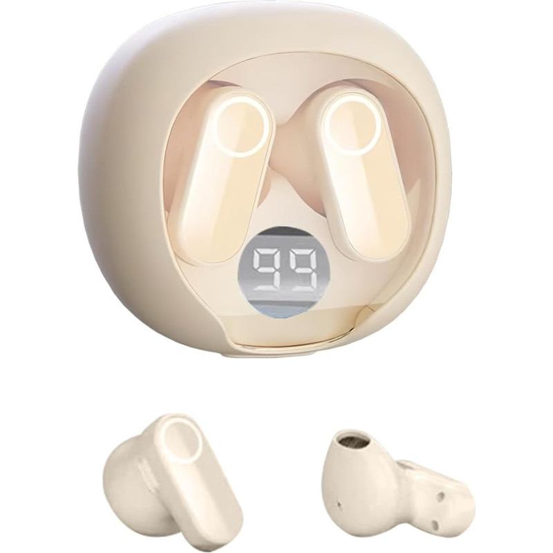 Mini Wireless Headphones Wireless Headphones In-Ear Headphones Bluetooth Children with Mic Invisible Small Wireless Bluetooth Earphones Wireless Sleep Headphones Sleepbuds for Small Ears Sleep Earbuds