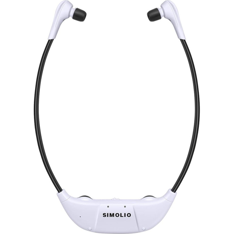 SIMOLIO Additional Wireless TV Headphones, Replacement Headphones for SM-824D1 & SM-824D2, No Charger Included, No Charging Station Included