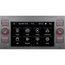 YZKONG Car Radio for Ford 7 Inch Screen, Wireless Carplay Android Car Touchscreen HiFi Sound Bluetooth USB/FM/RDS/Mirror Link for C-Max Connect Fiesta Fusion Kuga Mondeo Galaxy Kuga Mondeo S-Max