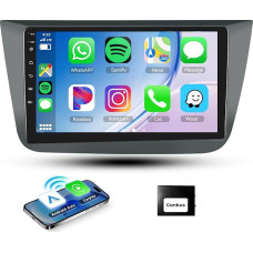 Podofo Android Carplay Car Radio for Seat Altea 2004-2015 (Left Hand Drive), Android Car HiFi GPS 9 Inch Touchscreen WiFi Bluetooth Handsfree Kit FM RDS Radio USB Car Navigation for Seat Altea