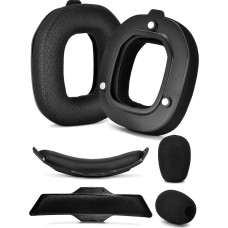 A50 Gen 3 Mod Kit - defean Replacement Ear Pads and Headband Compatible with Astro A50 Gen 3 Headset Ear Pads High Density Extra Thickness (Black Breathable Fabric)