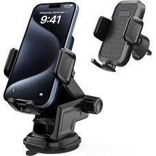 Car Phone Holder Dashboard Windshield Air Vent Strong Suction Car Phone Holder for Samsung Galaxy S23 S22 S24 S21 Plus Ultra/S20 FE A54 A53 A52 5G A34 A33