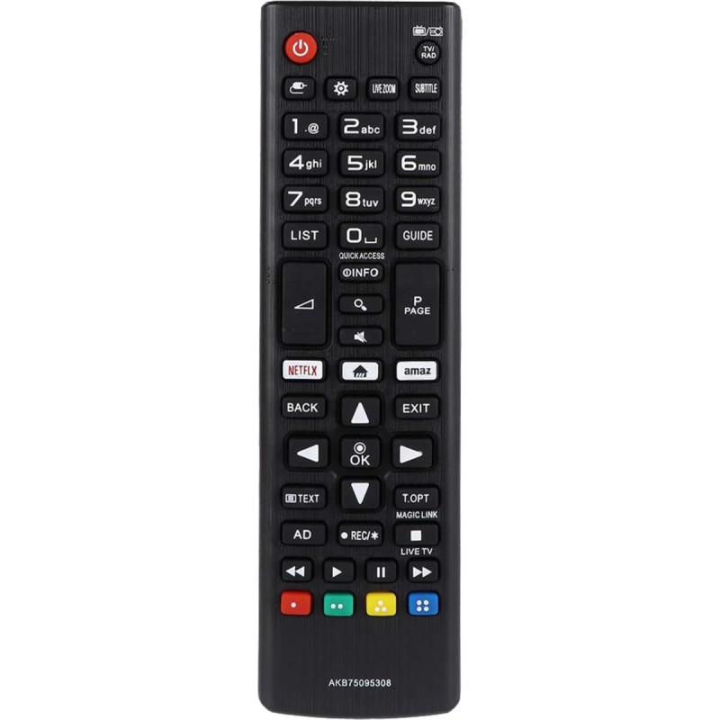 Foxrmt LG Replacement Remote Control for Smart TVs AKB75095308 - No Setup Required LG Universal Remote Control