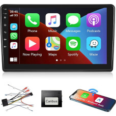 Podofo Carplay Car Radio for Fiat Ducato 3/Peugeot Boxer 2/Citroen Jumper2 2011-2022, 9 Inch Touchscreen 2G+64G with Wireless Carplay Android Car, Bluetooth/GPS/WiFi/FM/RDS/SWC/HiFi/USB+Reversing